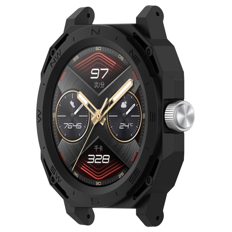 For Huawei Watch GT Cyber Armor Hollow Watch Protective Case(Black) by buy2fix