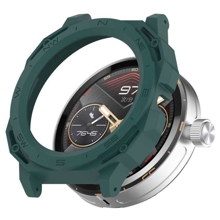 For Huawei Watch GT Cyber Armor Hollow Watch Protective Case(Dark Green) by buy2fix