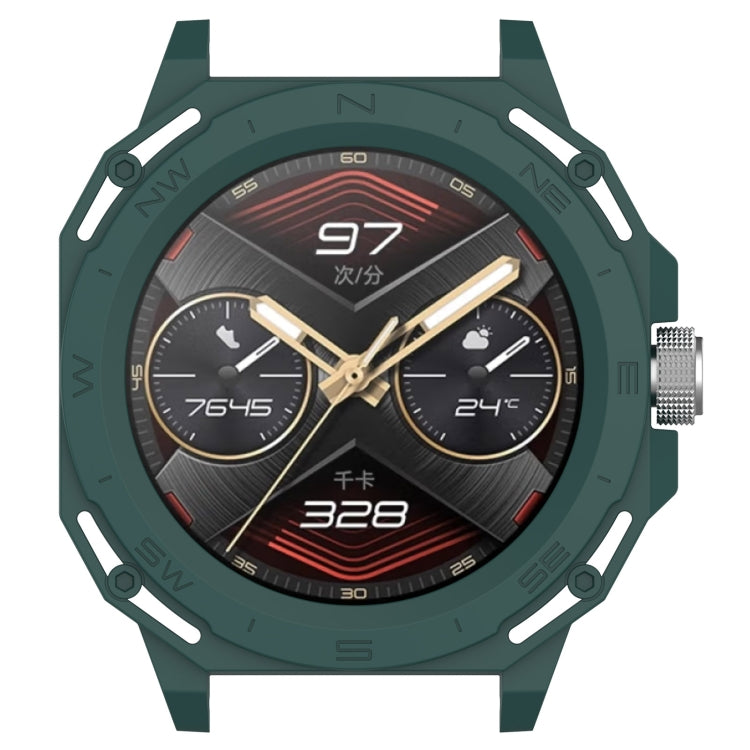 For Huawei Watch GT Cyber Armor Hollow Watch Protective Case(Dark Green) by buy2fix