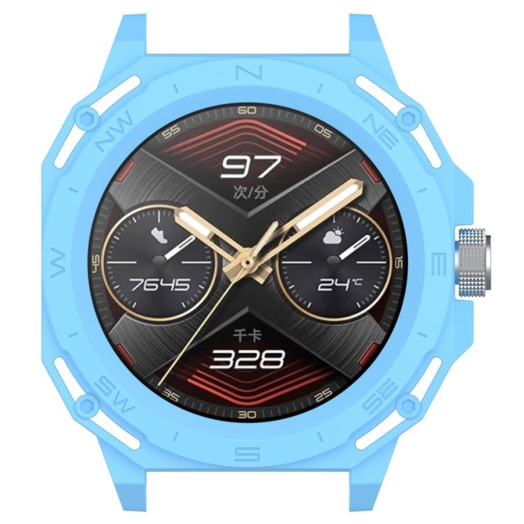 For Huawei Watch GT Cyber Armor Hollow Watch Protective Case(Sky Blue) by buy2fix
