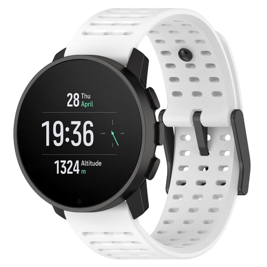 For Suunto 9 Peak Pro / Vertical / Race Silicone Replacement Watch Band(White)