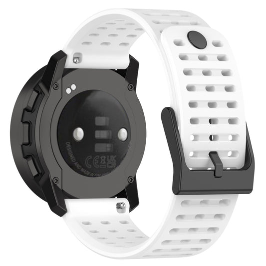 For Suunto 9 Peak Pro / Vertical / Race Silicone Replacement Watch Band(White) -  by buy2fix | Online Shopping UK | buy2fix