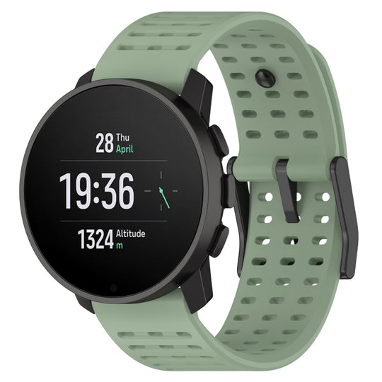 For Suunto 9 Peak Pro / Vertical / Race Silicone Replacement Watch Band(Green)