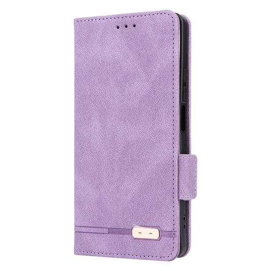 For Xiaomi Redmi Note 13 5G Magnetic Clasp Leather Phone Case(Purple) - Xiaomi Cases by buy2fix | Online Shopping UK | buy2fix