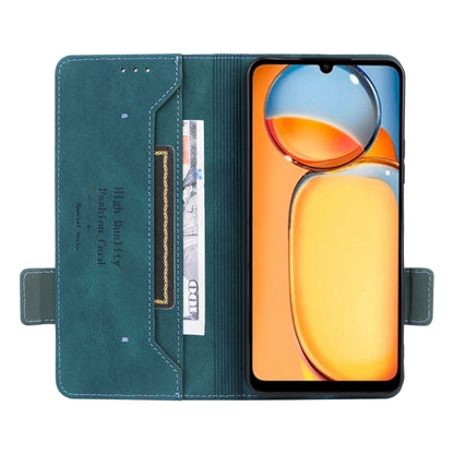 For Xiaomi Redmi 13C Magnetic Clasp Leather Phone Case(Green) by buy2fix
