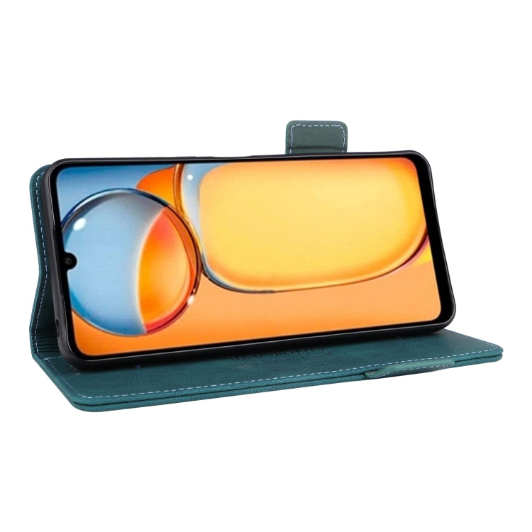 For Xiaomi Redmi 13C Magnetic Clasp Leather Phone Case(Green) by buy2fix