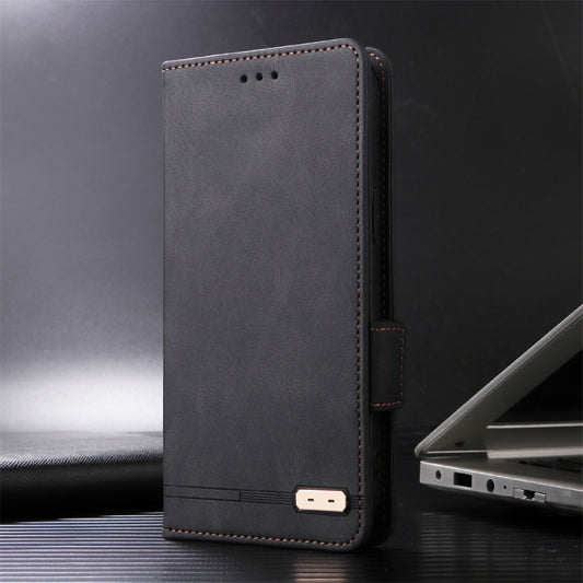 For Xiaomi Redmi K70E 5G Magnetic Clasp Leather Phone Case(Black) - Xiaomi Cases by buy2fix | Online Shopping UK | buy2fix
