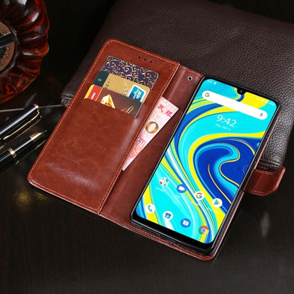 For UMIDIGI A7 Pro idewei Crazy Horse Texture Horizontal Flip Leather Case with Holder & Card Slots & Wallet(Brown) - More Brand by idewei | Online Shopping UK | buy2fix