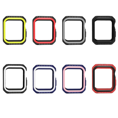 For Apple Watch Series Series 3 & 2 & 1 42mm Shockproof Two Color Protective Case(Blue White) by buy2fix