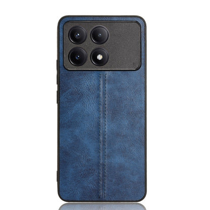 For Xiaomi Redmi K70 / K70 Pro Sewing Cow Pattern Skin PC + PU + TPU Phone Case(Blue) - Xiaomi Cases by buy2fix | Online Shopping UK | buy2fix