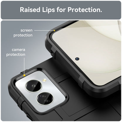 For Motorola Moto G Power 2024 Full Coverage Shockproof TPU Phone Case(Black) by buy2fix