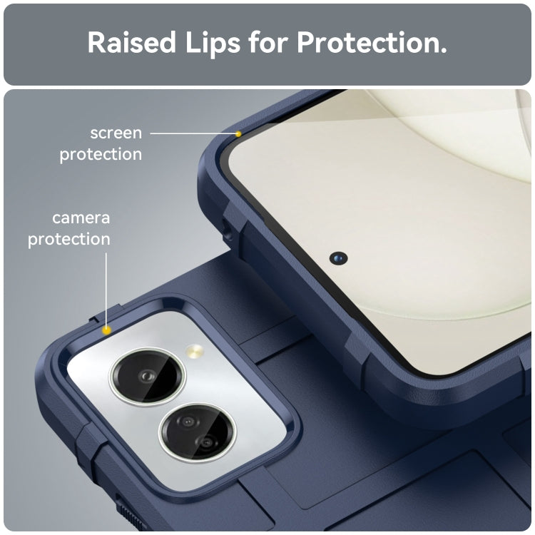 For Motorola Moto G Power 2024 Full Coverage Shockproof TPU Phone Case(Blue) by buy2fix