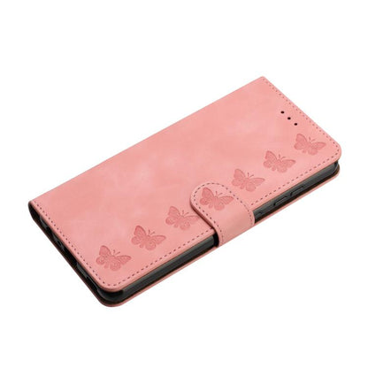 For iPhone Air Seven Butterflies Embossed Leather Phone Case(Pink) - iPhone Air Cases by buy2fix | Online Shopping UK | buy2fix