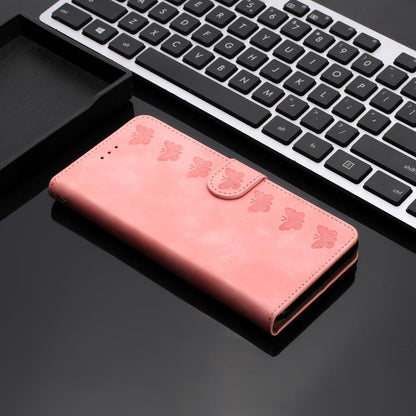 For iPhone Air Seven Butterflies Embossed Leather Phone Case(Pink) - iPhone Air Cases by buy2fix | Online Shopping UK | buy2fix