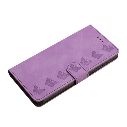 For iPhone Air Seven Butterflies Embossed Leather Phone Case(Purple) - iPhone Air Cases by buy2fix | Online Shopping UK | buy2fix