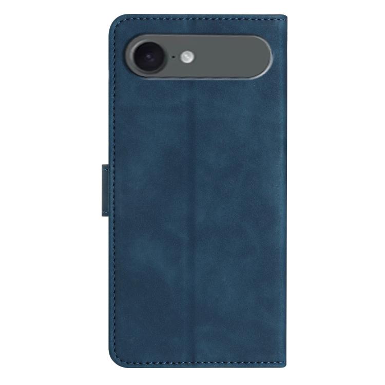 For iPhone Air Seven Butterflies Embossed Leather Phone Case(Blue) - iPhone Air Cases by buy2fix | Online Shopping UK | buy2fix
