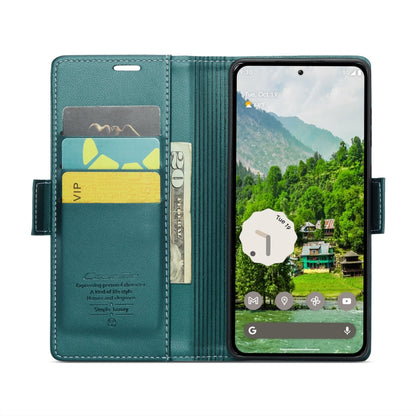 For Google Pixel 10 Pro XL / 9 Pro XL CaseMe 023 Butterfly Buckle Litchi Texture RFID Anti-theft Leather Phone Case(Pearly Blue) - Google Cases by CaseMe | Online Shopping UK | buy2fix