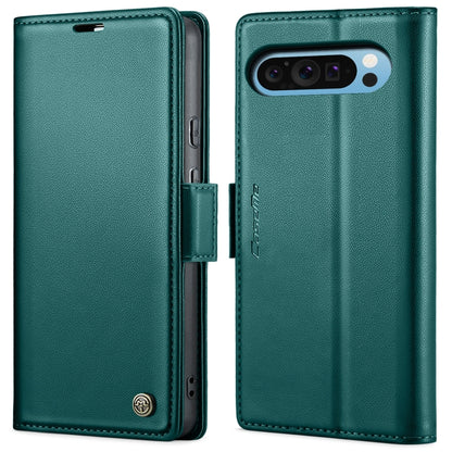 For Google Pixel 10 Pro XL / 9 Pro XL CaseMe 023 Butterfly Buckle Litchi Texture RFID Anti-theft Leather Phone Case(Pearly Blue) - Google Cases by CaseMe | Online Shopping UK | buy2fix