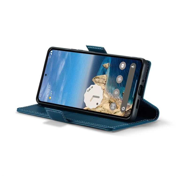For Google Pixel 10 / 10 Pro / 9 CaseMe 023 Butterfly Buckle Litchi Texture RFID Anti-theft Leather Phone Case(Blue) - Google Cases by CaseMe | Online Shopping UK | buy2fix