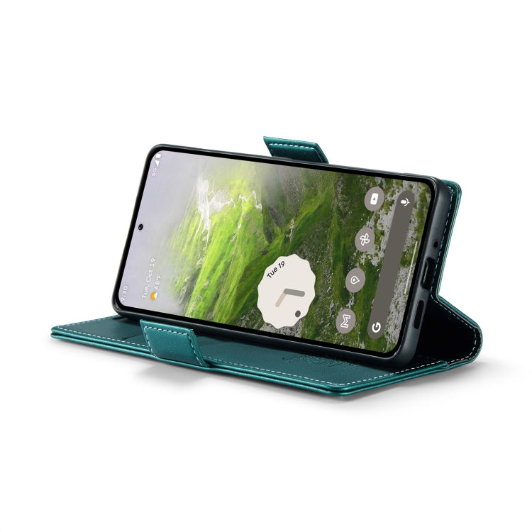 For Google Pixel 10 / 10 Pro / 9 CaseMe 023 Butterfly Buckle Litchi Texture RFID Anti-theft Leather Phone Case(Pearly Blue) - Google Cases by CaseMe | Online Shopping UK | buy2fix