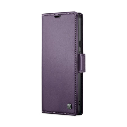 For Google Pixel 10 / 10 Pro / 9 CaseMe 023 Butterfly Buckle Litchi Texture RFID Anti-theft Leather Phone Case(Pearly Purple) - Google Cases by CaseMe | Online Shopping UK | buy2fix