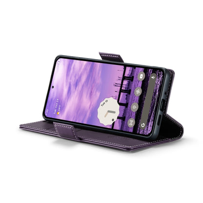 For Google Pixel 10 / 10 Pro / 9 CaseMe 023 Butterfly Buckle Litchi Texture RFID Anti-theft Leather Phone Case(Pearly Purple) - Google Cases by CaseMe | Online Shopping UK | buy2fix