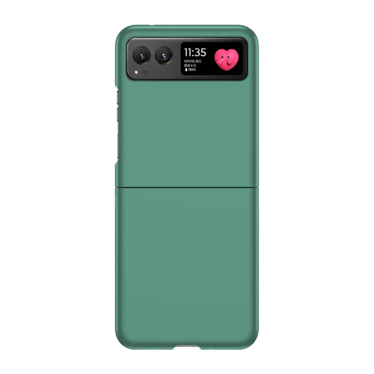 For Motorola Razr 40 Skin Feel PC Phone Case(Forest Green) by buy2fix