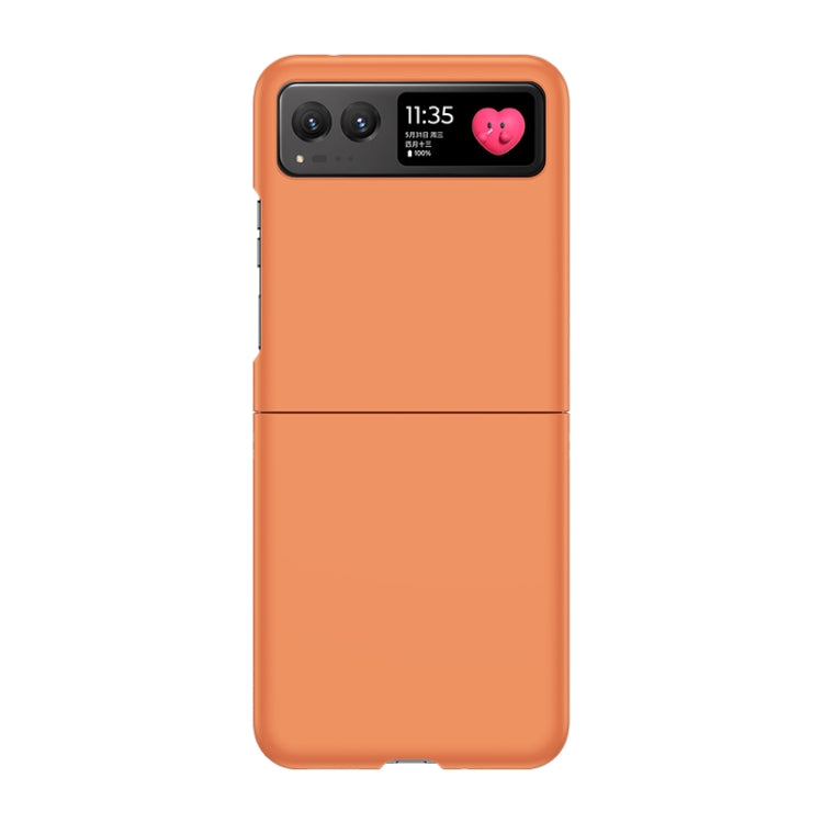 For Motorola Razr 40 Skin Feel PC Phone Case(Orange) by buy2fix