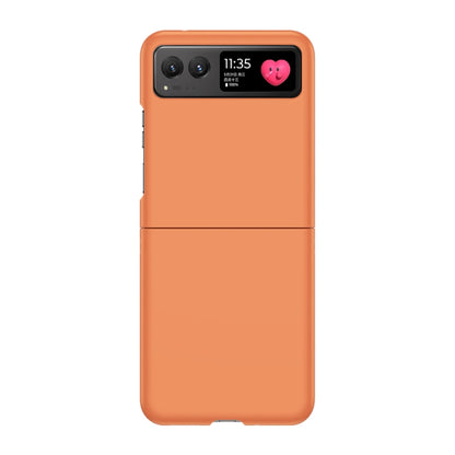 For Motorola Razr 40 Skin Feel PC Phone Case(Orange) by buy2fix