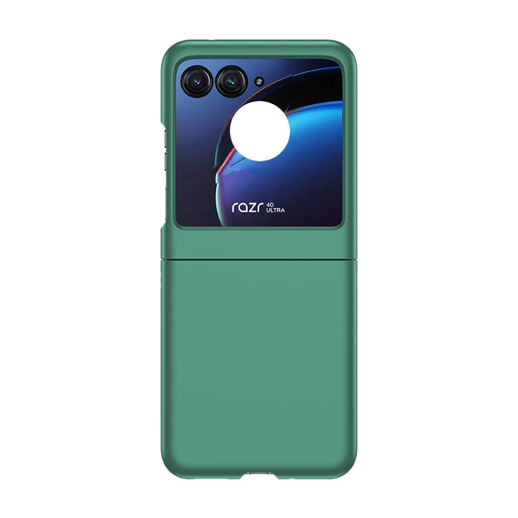 For Motorola Razr 50 Skin Feel PC Phone Case(Forest Green) by buy2fix