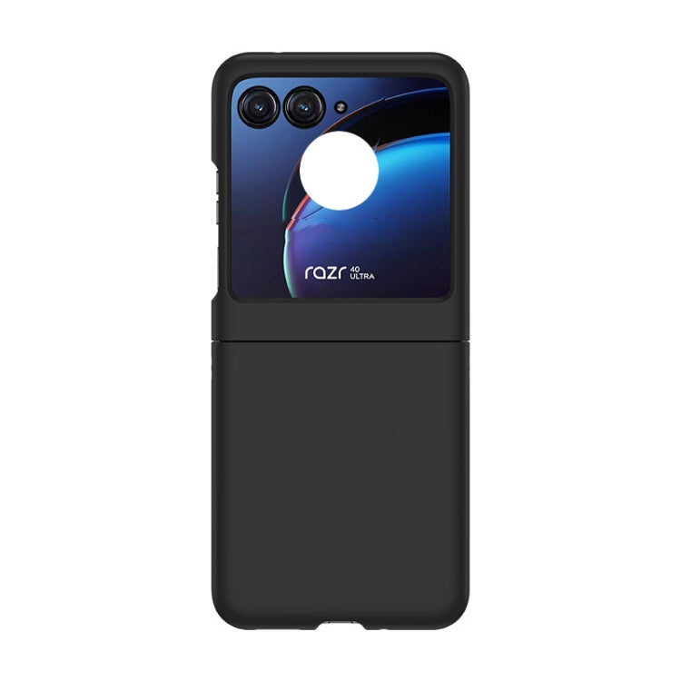 For Motorola Razr 50 Skin Feel PC Phone Case(Black) by buy2fix