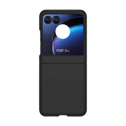 For Motorola Razr 50 Skin Feel PC Phone Case(Black) by buy2fix