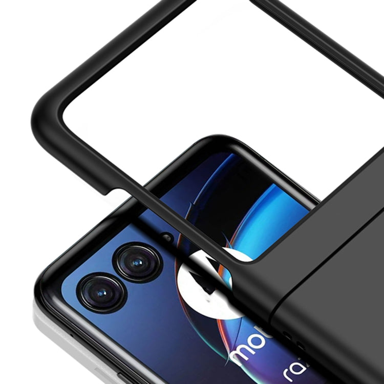 For Motorola Razr 50 Skin Feel PC Phone Case(Black) by buy2fix