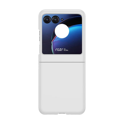 For Motorola Razr 50 Skin Feel PC Phone Case(White) by buy2fix