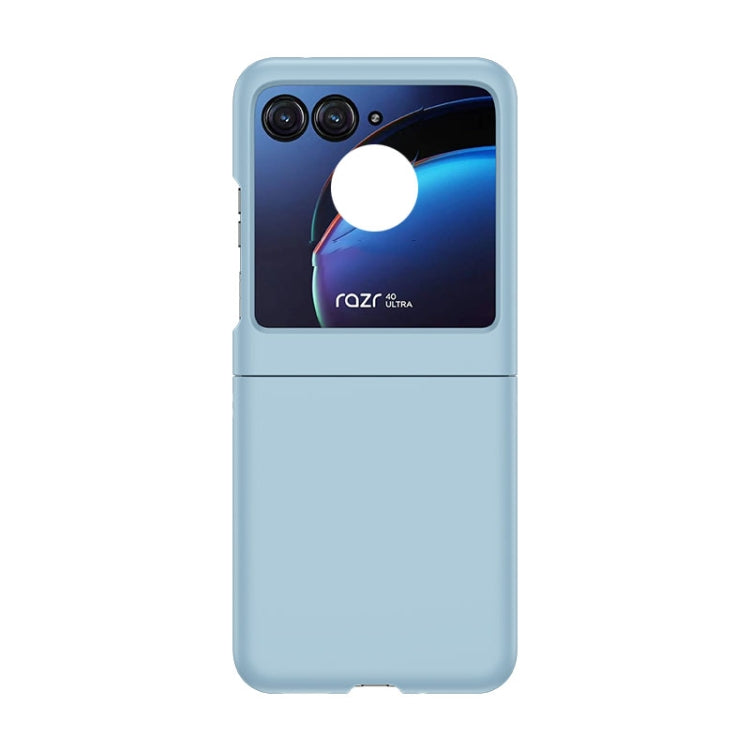 For Motorola Razr 50 Skin Feel PC Phone Case(Sky Blue) by buy2fix