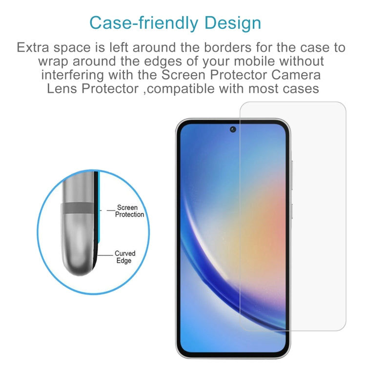 For Samsung Galaxy A35 / M35 / A36 0.26mm 9H 2.5D Tempered Glass Film - Galaxy Tempered Glass by DIYLooks | Online Shopping UK | buy2fix