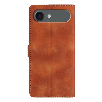 For iPhone Air Flower Butterfly Embossing Pattern Leather Phone Case(Brown) - iPhone Air Cases by buy2fix | Online Shopping UK | buy2fix