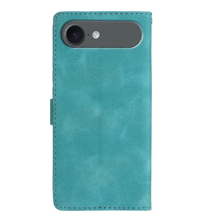 For iPhone Air Flower Butterfly Embossing Pattern Leather Phone Case(Sky Blue) - iPhone Air Cases by buy2fix | Online Shopping UK | buy2fix