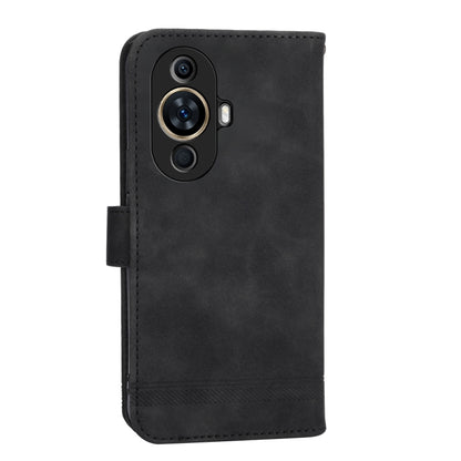 For Huawei nova 11 Dierfeng Dream Line TPU Hybrid PU Leather Phone Case(Black) - Huawei Cases by buy2fix | Online Shopping UK | buy2fix