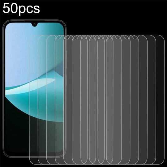 For Redmi 15C 5G Global 171mm 50pcs 0.26mm 9H 2.5D Tempered Glass Film