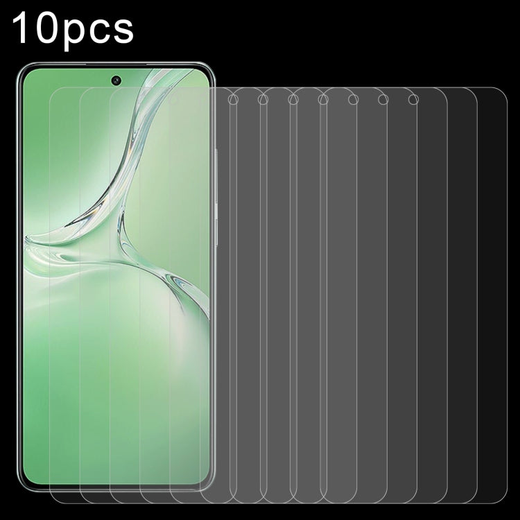 For OPPO K12 / K12 Plus 10pcs 0.26mm 9H 2.5D Tempered Glass Film - OPPO Tempered Glass by buy2fix | Online Shopping UK | buy2fix