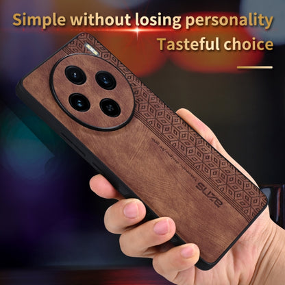 For vivo X100 AZNS 3D Embossed Skin Feel Phone Case(Purple) - vivo Cases by AZNS | Online Shopping UK | buy2fix