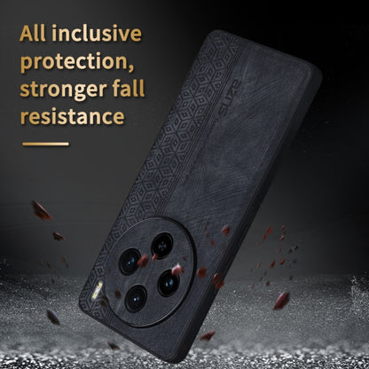 For vivo X100 AZNS 3D Embossed Skin Feel Phone Case(Purple) - vivo Cases by AZNS | Online Shopping UK | buy2fix