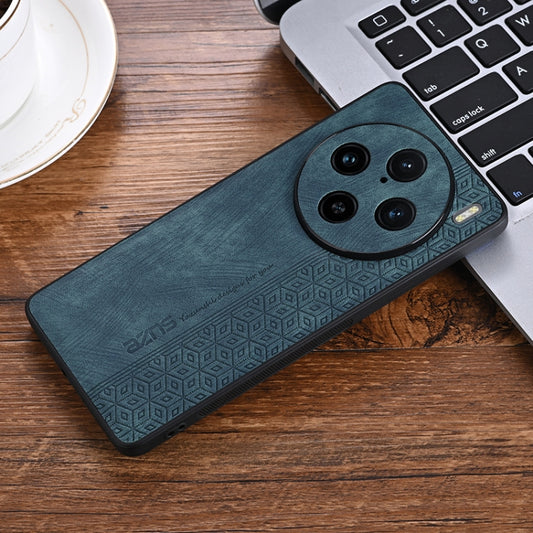 For vivo X100 Pro AZNS 3D Embossed Skin Feel Phone Case(Dark Green) - vivo Cases by AZNS | Online Shopping UK | buy2fix