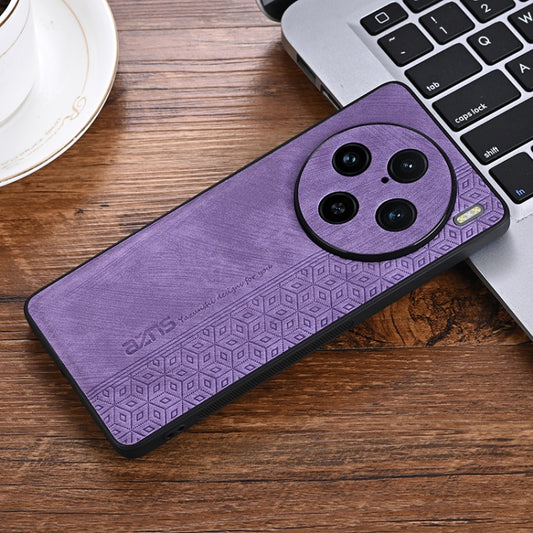 For vivo X100 Pro AZNS 3D Embossed Skin Feel Phone Case(Purple) - vivo Cases by AZNS | Online Shopping UK | buy2fix