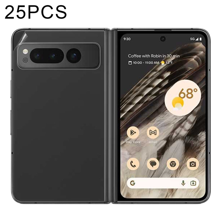 For Google Pixel Fold 25pcs Full Screen Protector Explosion-proof Back Screen Hydrogel Film by buy2fix