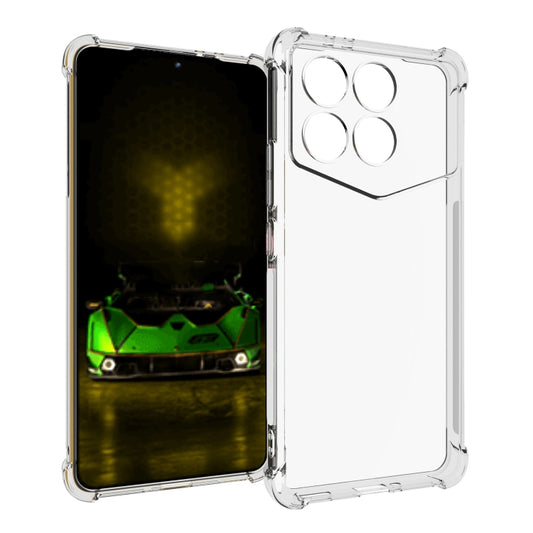 For Xiaomi Redmi K70 Pro Champion Shockproof Non-slip Thickening TPU Phone Case(Transparent) - Xiaomi Cases by buy2fix | Online Shopping UK | buy2fix