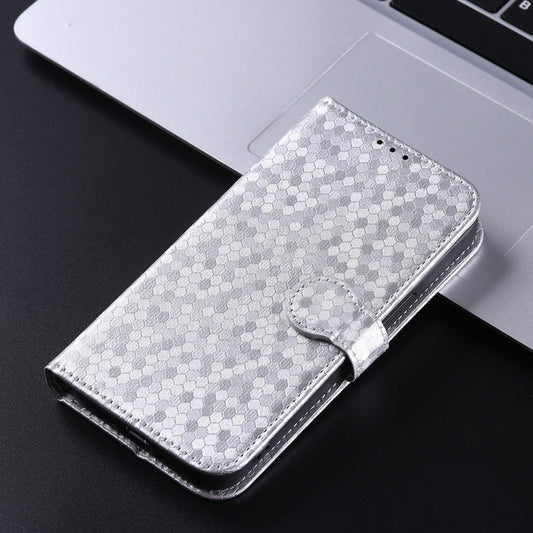For Google Pixel 9 Honeycomb Dot Texture Leather Phone Case(Silver) by buy2fix