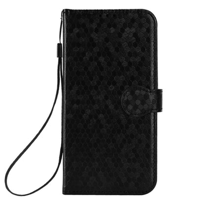 For Xiaomi Redmi 13C 5G / 4G Honeycomb Dot Texture Leather Phone Case(Black) by buy2fix