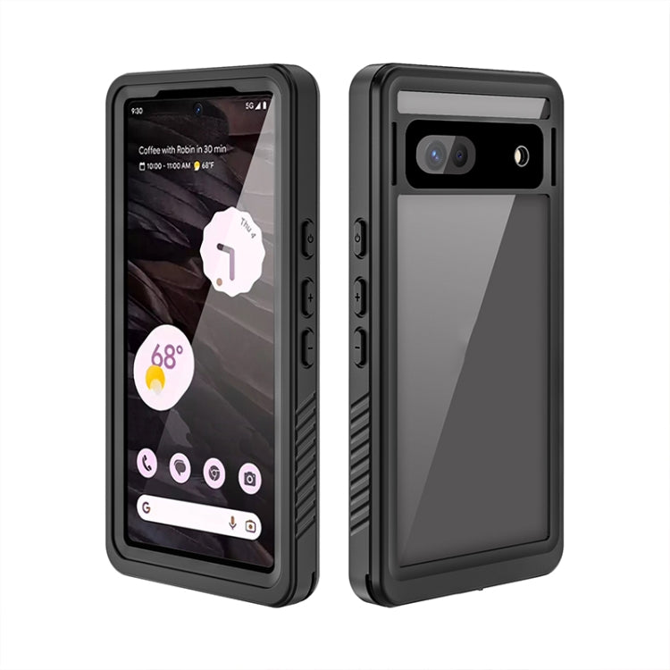 For Google Pixel 7a RedPepper Shockproof IP68 Waterproof PC + TPU Protective Case(Black) - Google Cases by RedPepper | Online Shopping UK | buy2fix